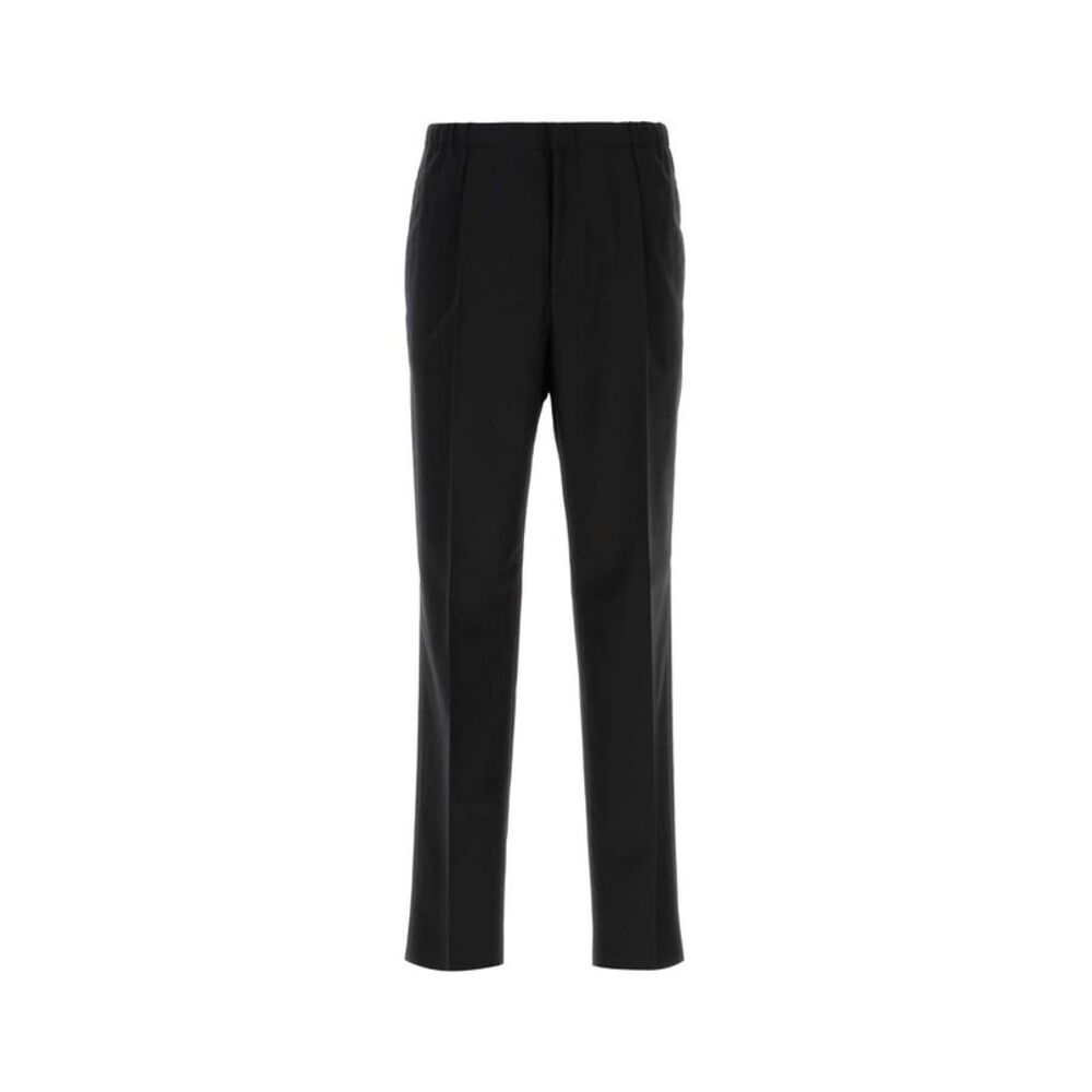 Fendi Men Black Wool Pant